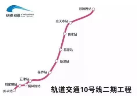 成都地铁10号线最新线路图全景解析